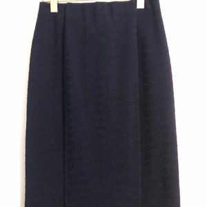 New York Clothing Co. Navy Blue Pencil Skirt